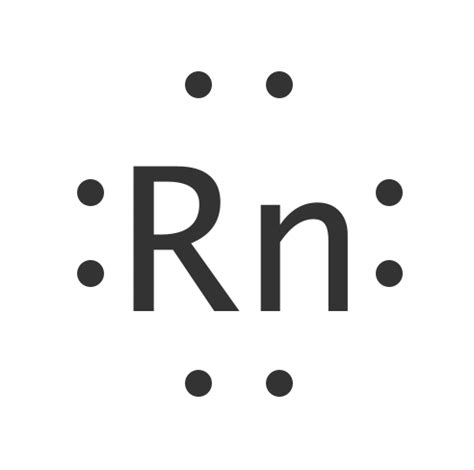 radon lewis dot structure